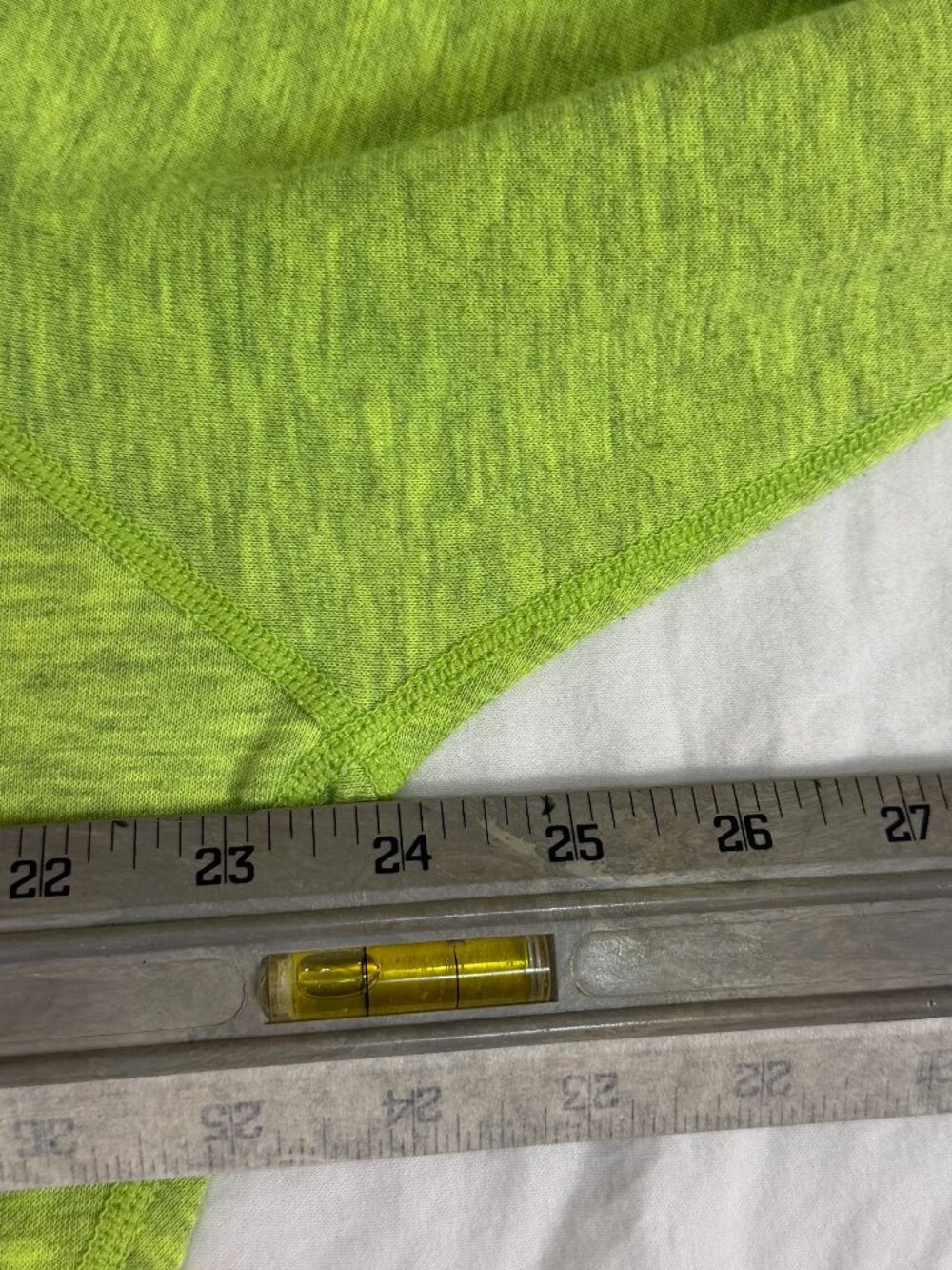 Nike Dri-FIT Volt Lime Big Swoosh Long Sleeve Athletic Top Women's M - Picture 9 of 9
